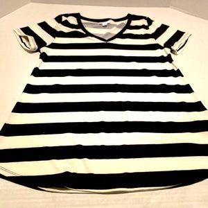 Women’s LulaRoe Small Striped Christy T-Shirt